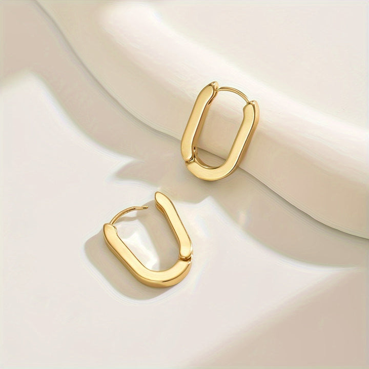 Elegante geometriske øredobber