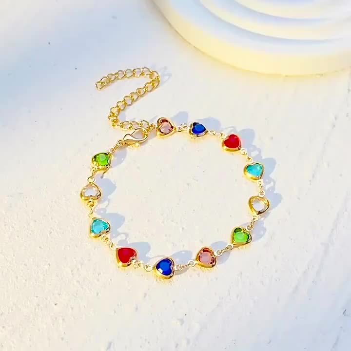 Unikt hjerteformet armbånd
