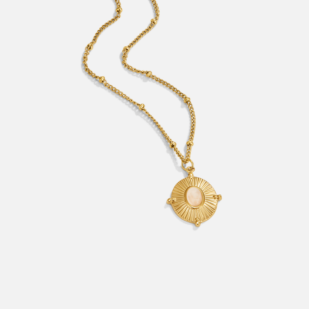 Monique – vintage halskjede med stein