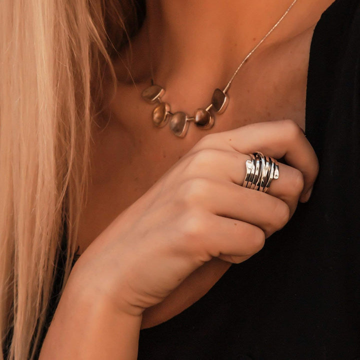 Elegant vintage sølvring