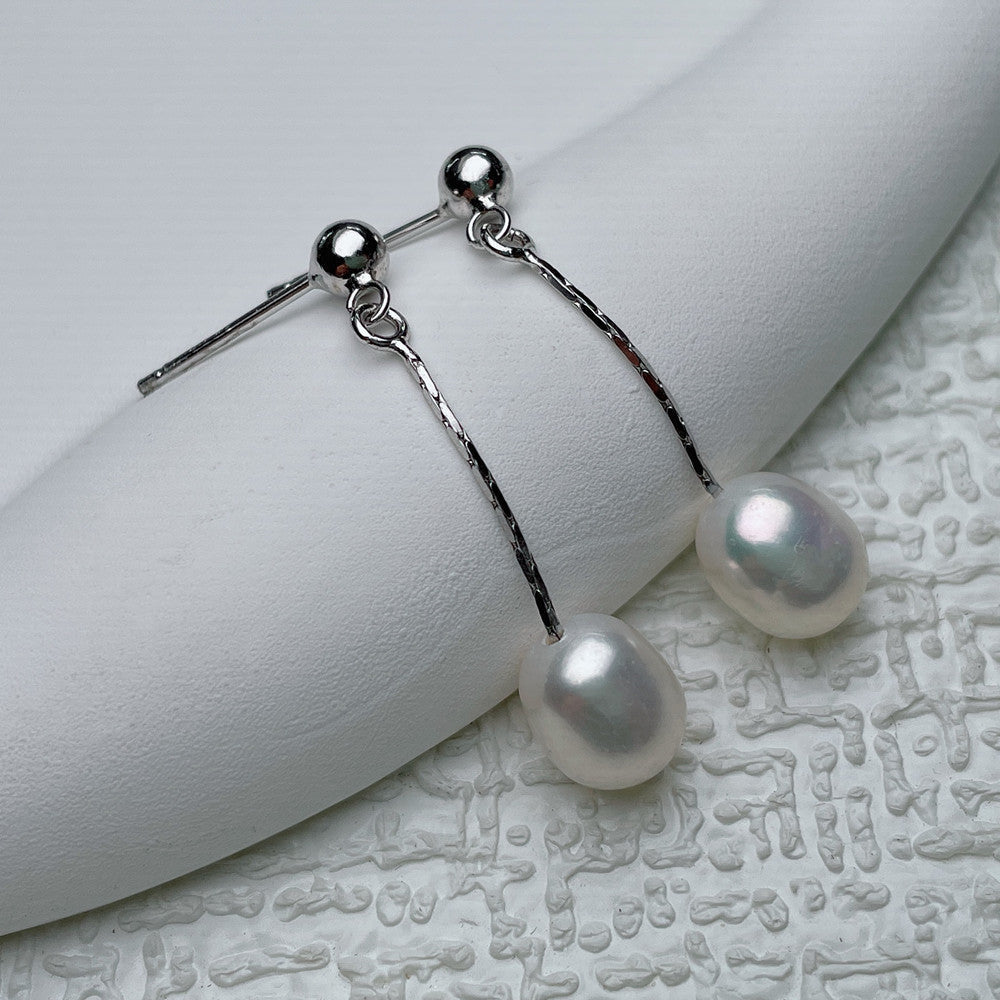 Elegante perleøredobber