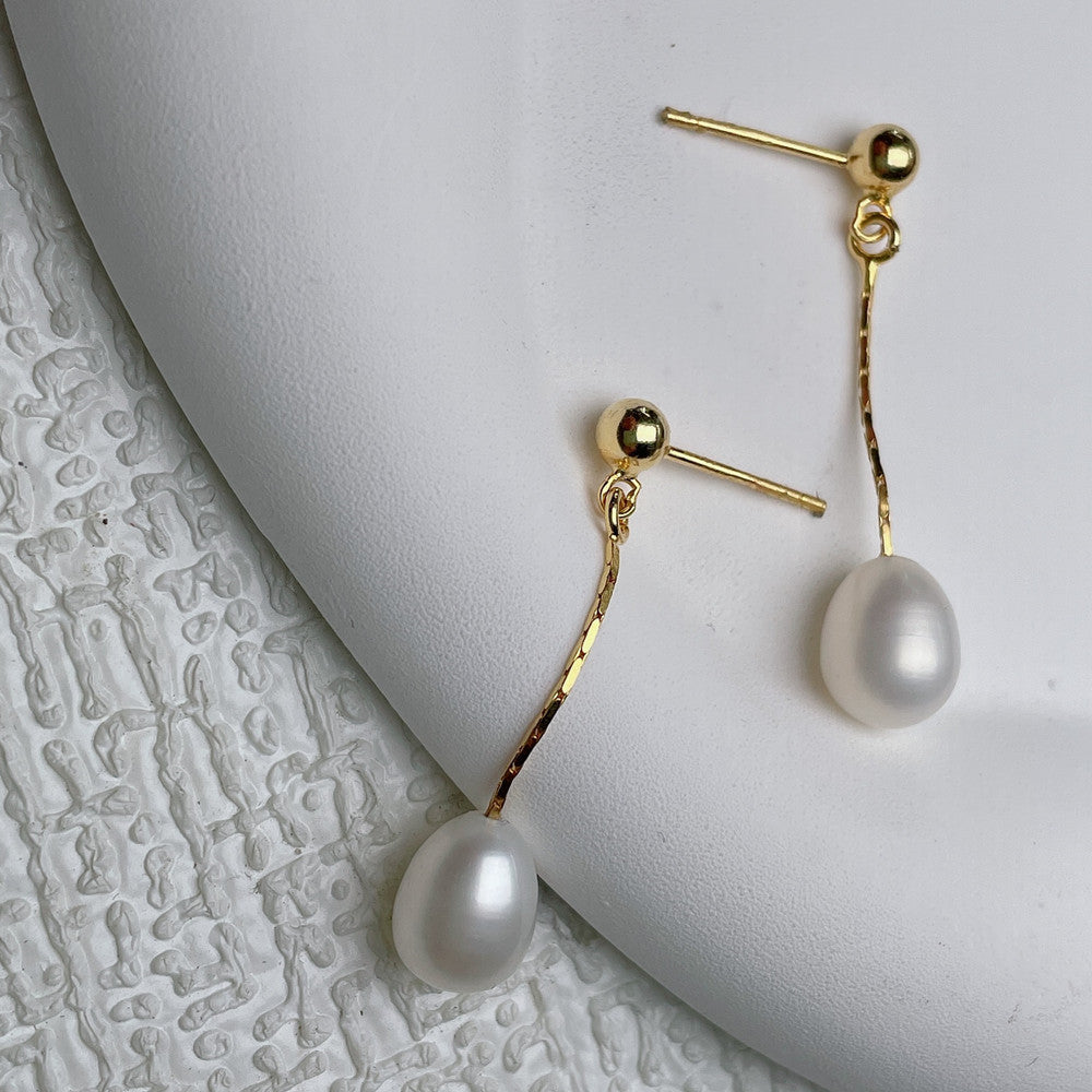 Elegante perleøredobber