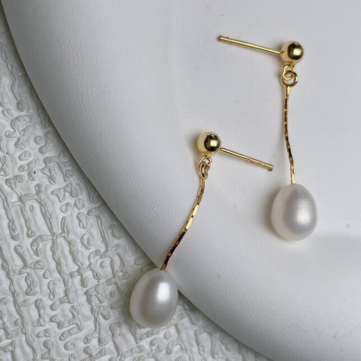 Elegante perleøredobber