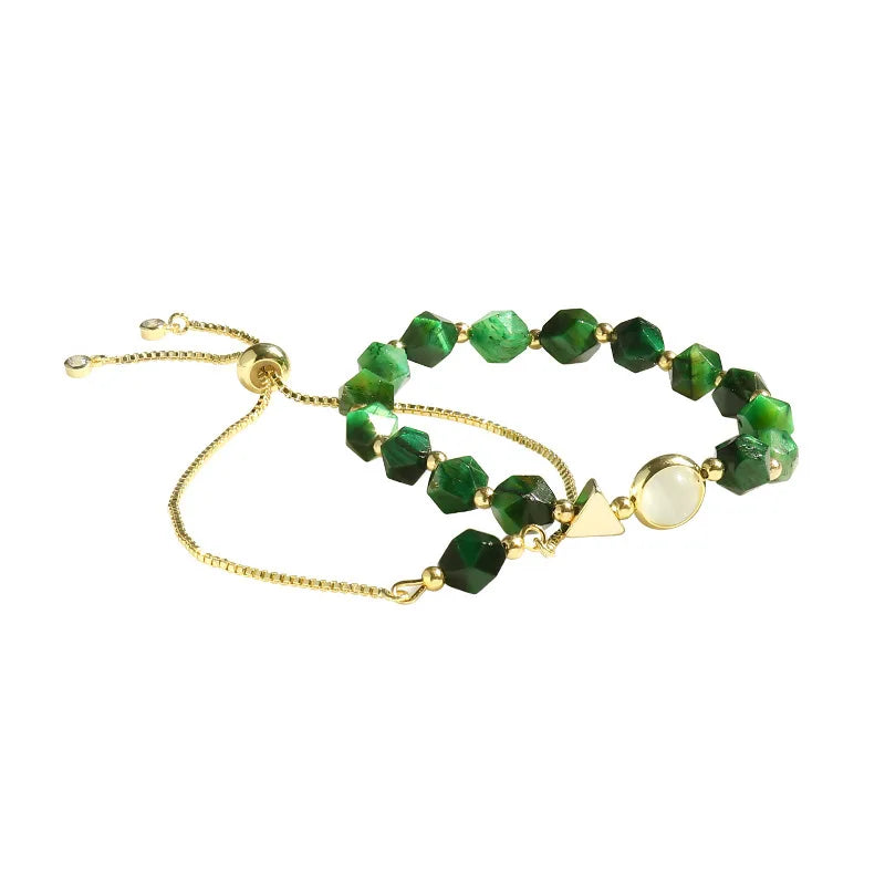 Elegant grønt armbåndsett