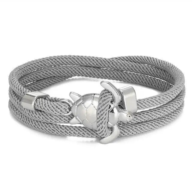 Håndlaget havskilpadde-armbånd
